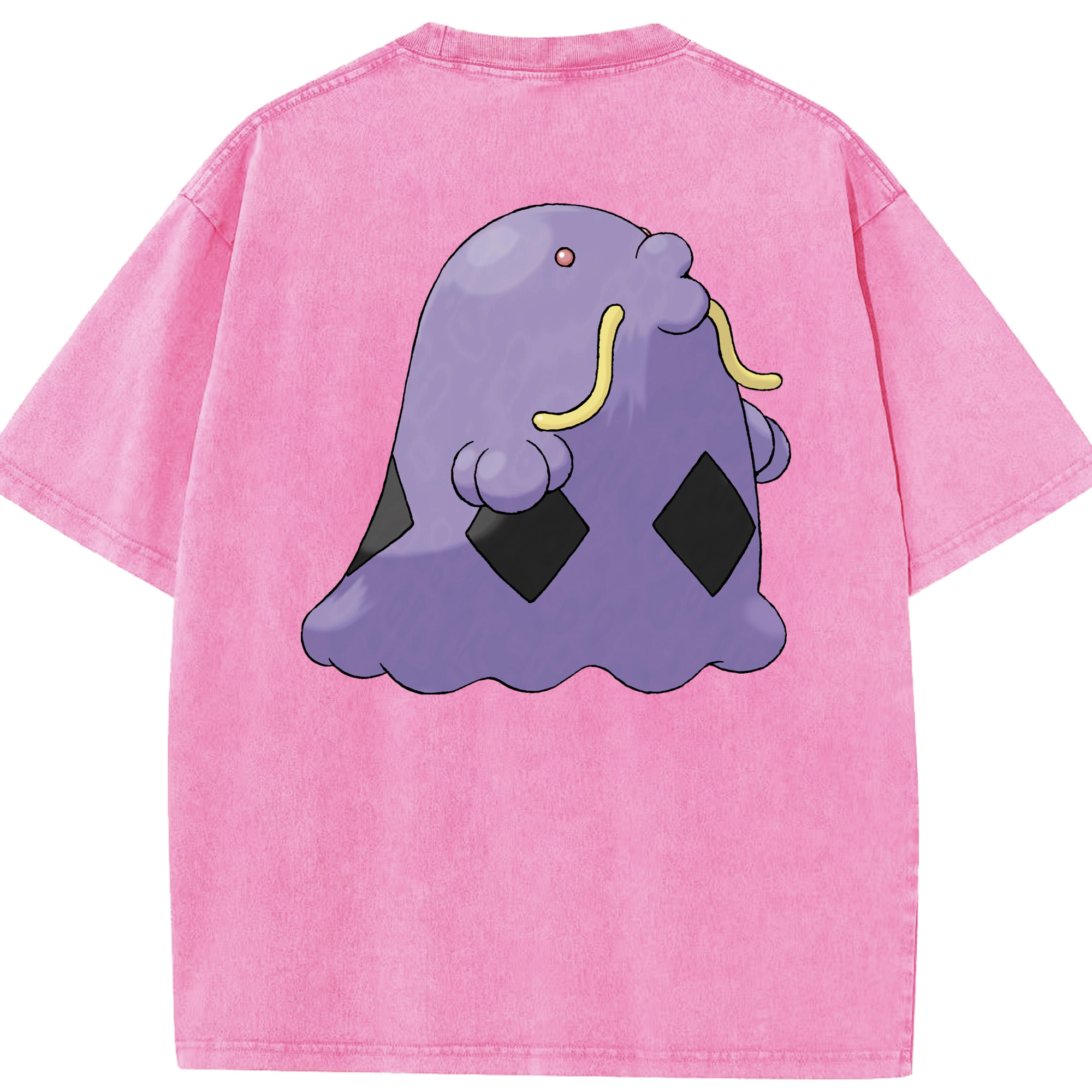 （画像用） ポケットモンスター Pokémon 綿100% ヴィンテージ風 半袖Tシャツ（背面プリント）